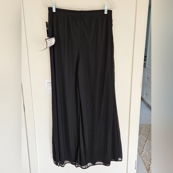 MSK Wide-Leg Mesh-Overlay Pants NWT - Picture 6 of 11